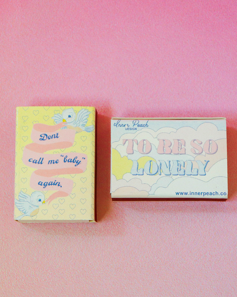 Matchboxes – Inner Peach Design