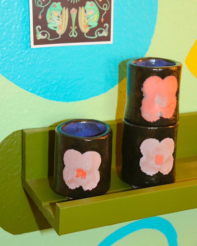 Blurry Petal Espresso Cup Set