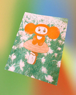 Mushy Cheby Mini Riso Print