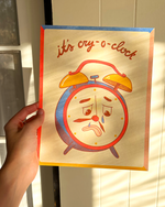 Cry O Clock Riso Print