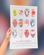 Just A Girl Riso Print