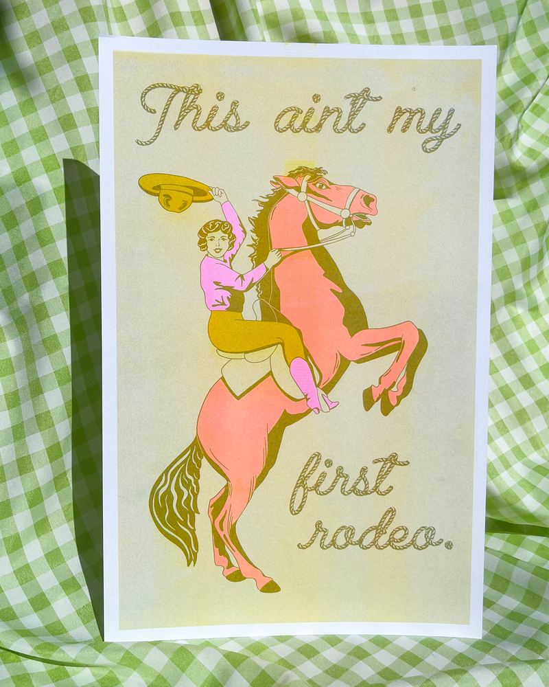 Rodeo Riso Print